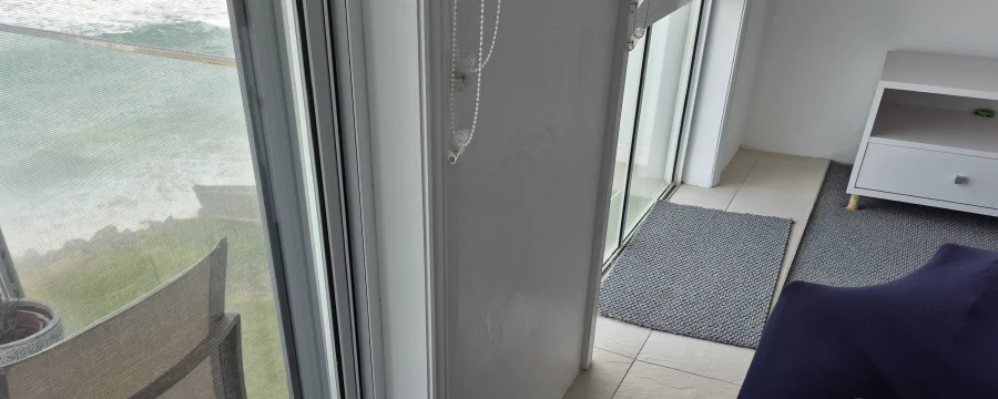 Water damage repair to walls and window frames, The Entrance North